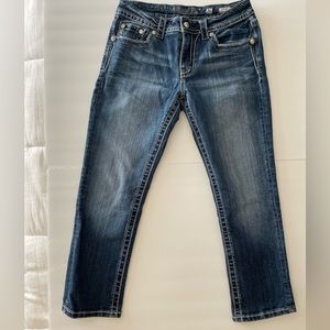 MISS ME DENIM CROP BOYFRIEND CAPRI JEAN JB5698P